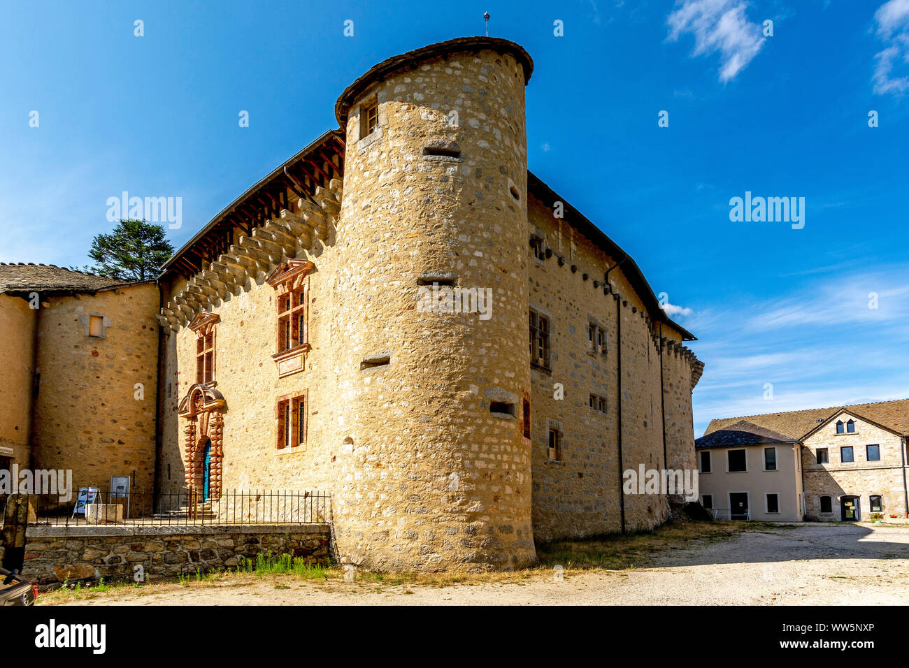 Castle of SaintAlban, SaintAlban sur Limagnole, Way of St. James