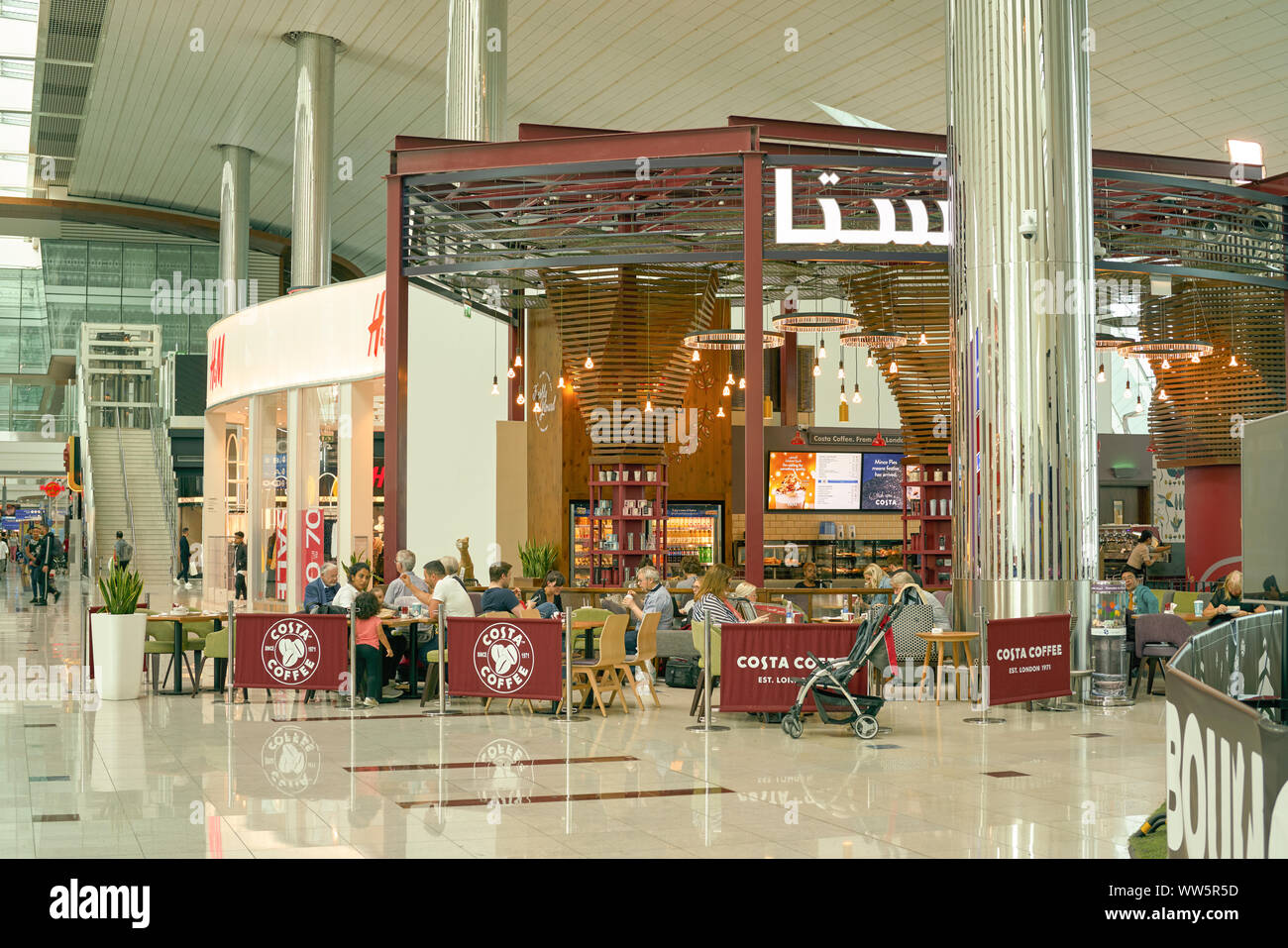 Dubai Uae Circa January 2019 Costa Coffee In Dubai