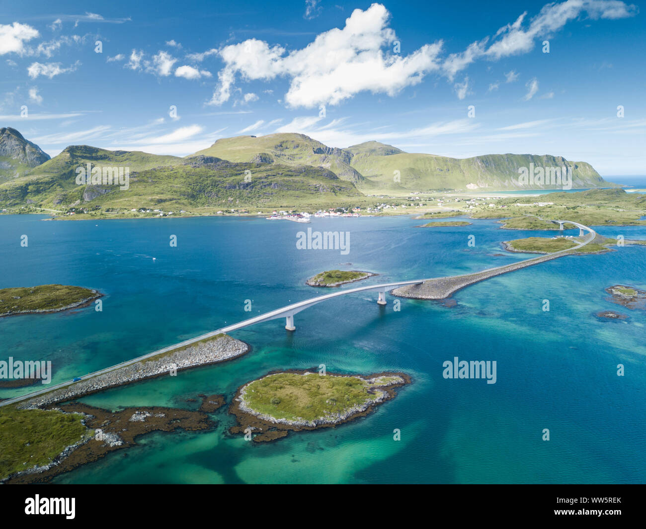 Aerial view scenic lofoten hi-res stock photography and images - Alamy