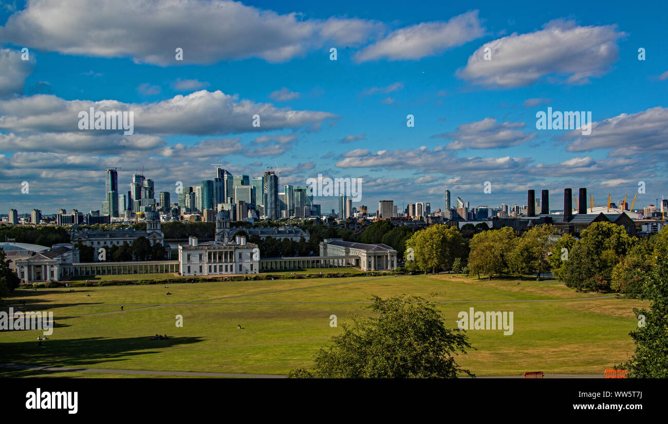 View of 'The City of London. UK Stock Photo