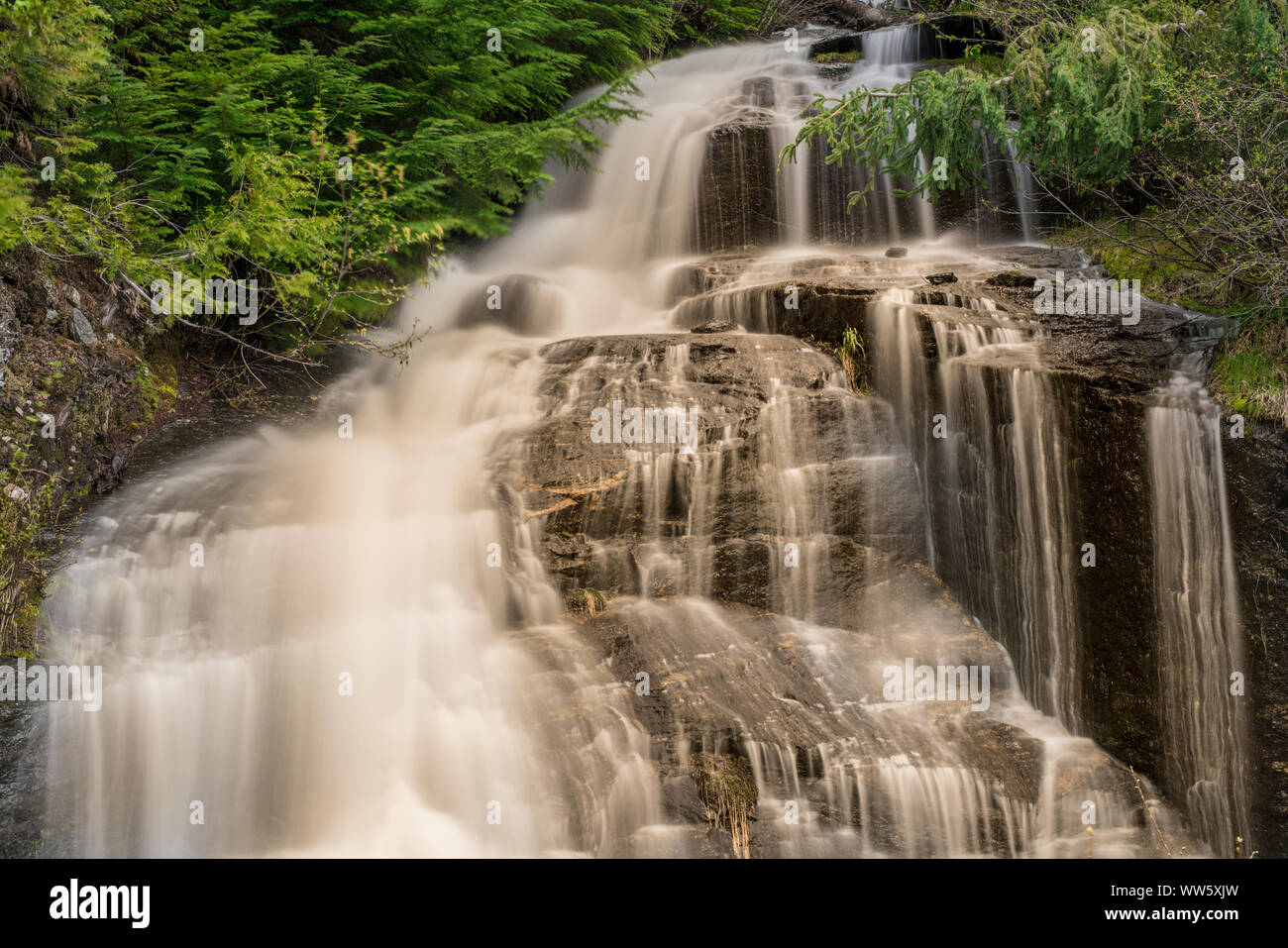 Cascade, waterfall Stock Photo