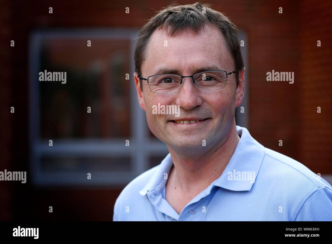Dominic Burke, head teacher, at Balcarras Academy, Cheltenham. 22/08/2019 Picture by Andrew Higgins - Thousand Word Media, NO SALE Stock Photo