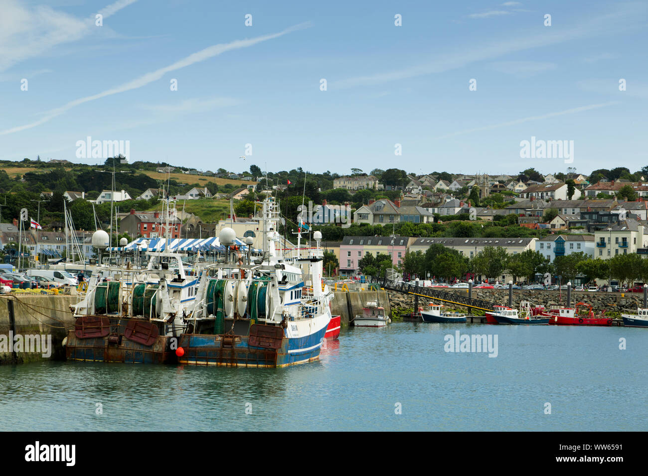 Howth harbour, near Dublin, Ireland Stock Photo