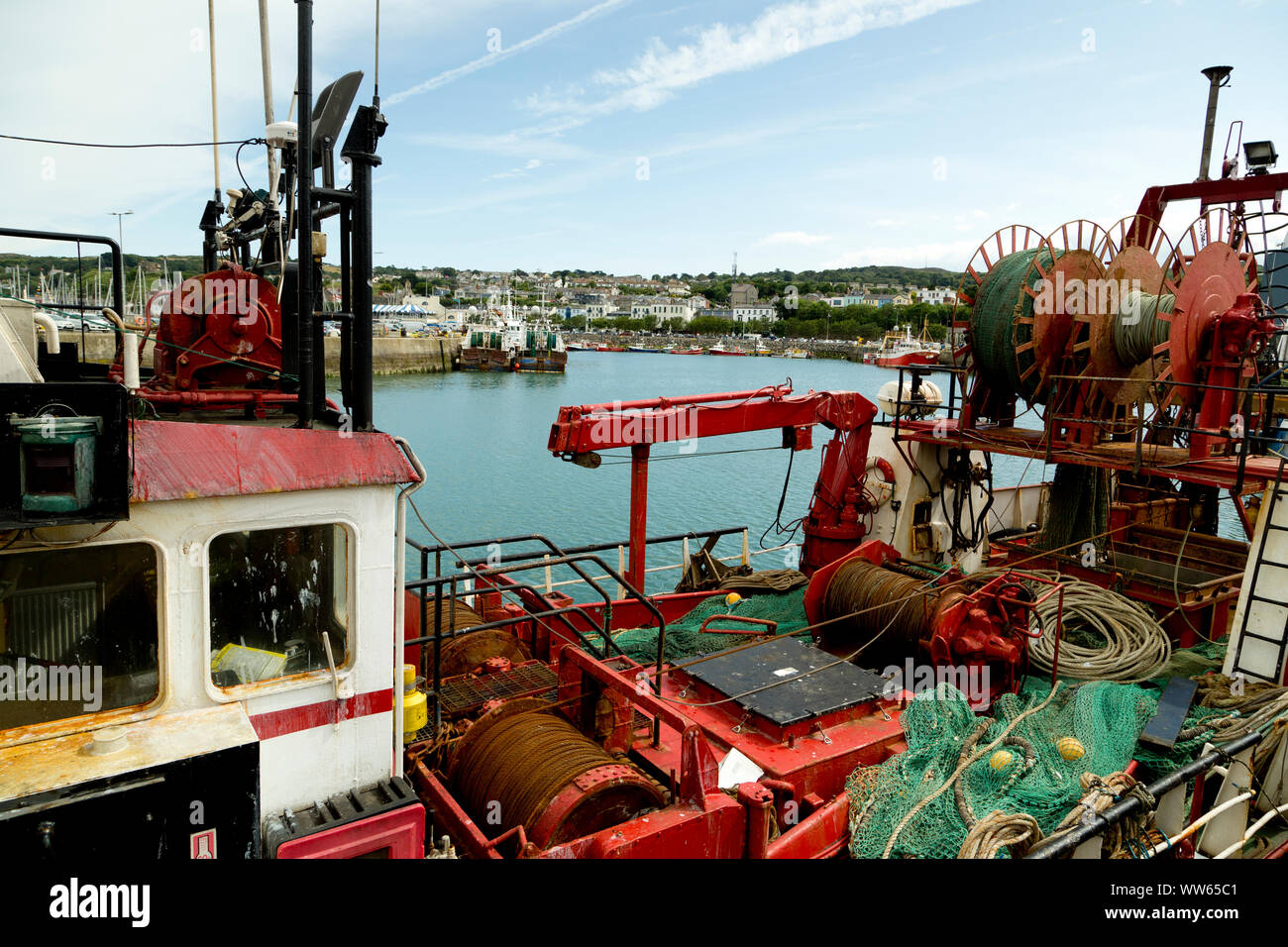 Howth harbour, near Dublin, Ireland Stock Photo