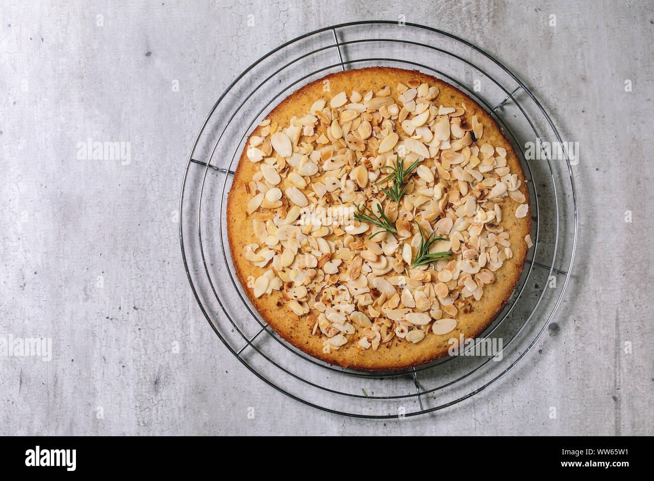 Gluten free almond cake Stock Photo - Alamy