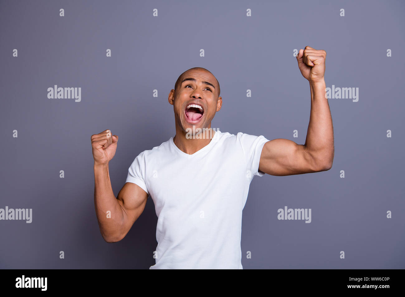 Bald football fan hires stock photography and images Alamy