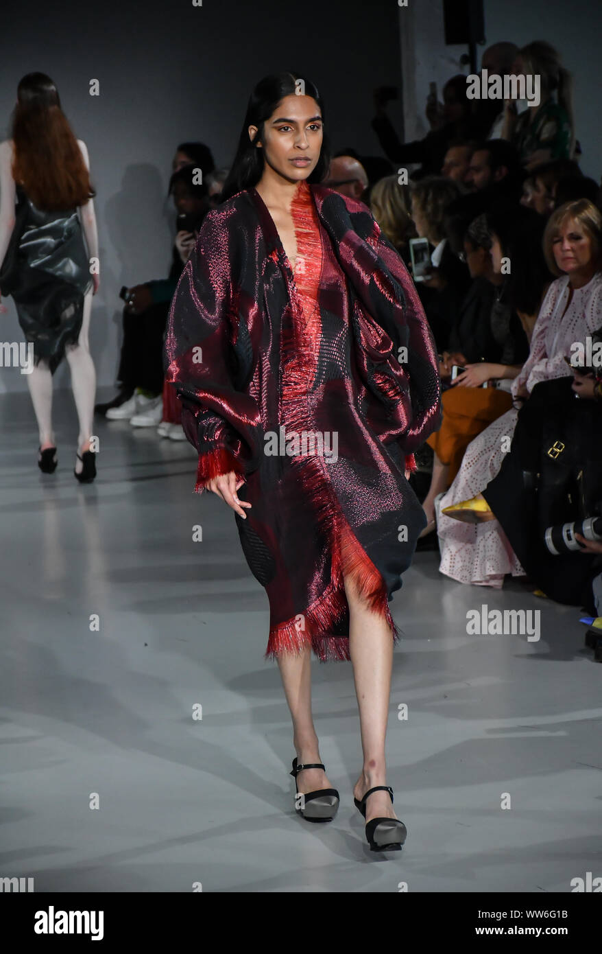 London, UK. 13th Sep 2019. Designers showcases its latest collection at ...