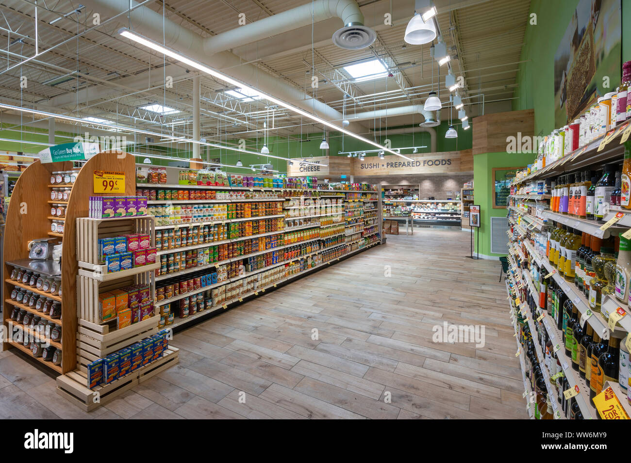 supermarket interior