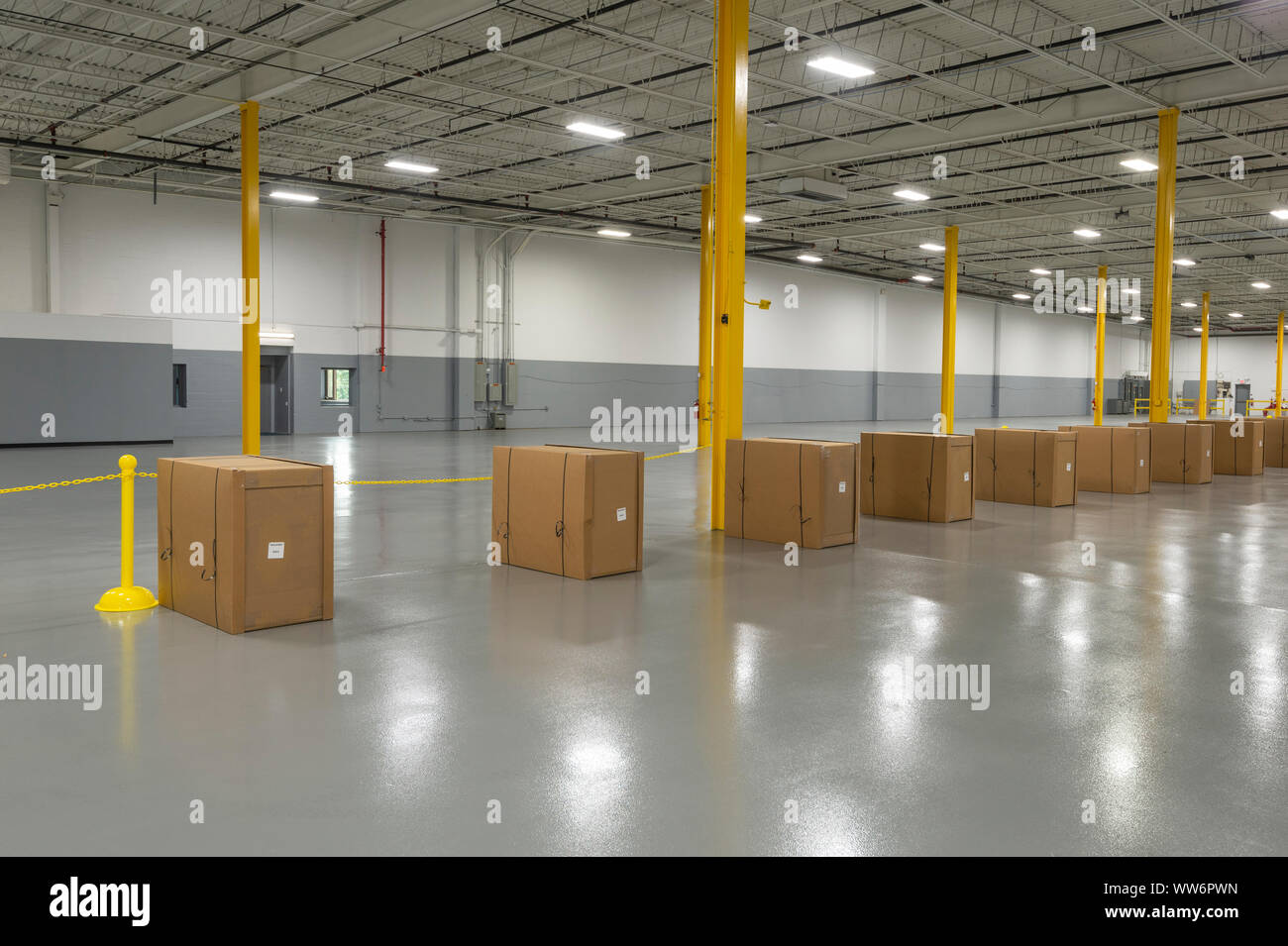 Warehouse Interior Stock Photo