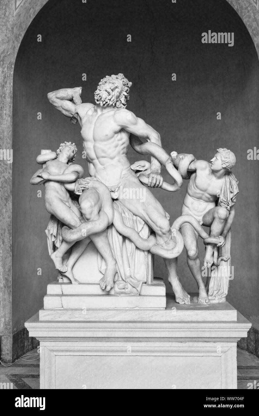 ラオコーン高さ:60cm,イタリア語:Gruppo del Laocoonte