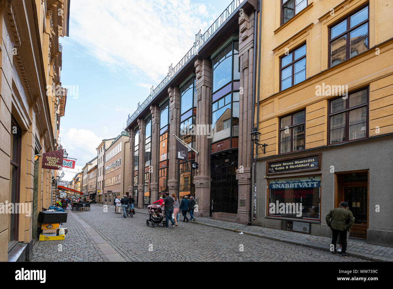 Stockholm, Sweden. September 2019.  The Living History Forum (Forum för levande historia in swedish language) building Stock Photo