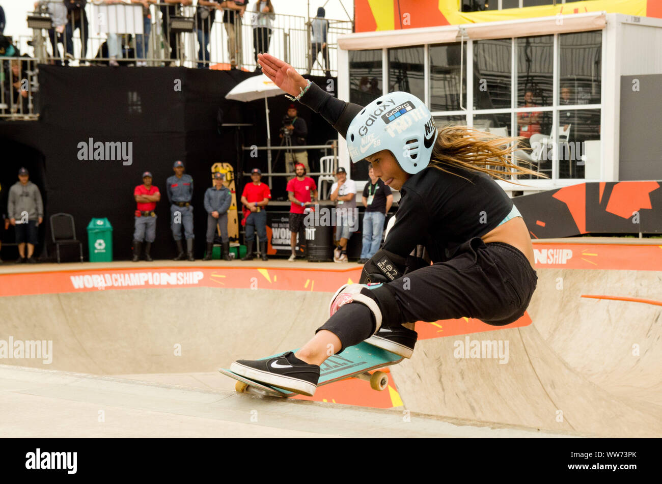 SÃO PAULO, SP - 13.09.2019: CAMPEONATO MUNDIAL DE SKATE PARK SP - The WS  Park Skateboarding World Championship ends the calendar of the first  qualifying window. This is the event that adds