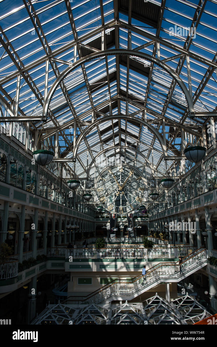 Shopping mall in Dublin, Ireland Stock Photo Alamy
