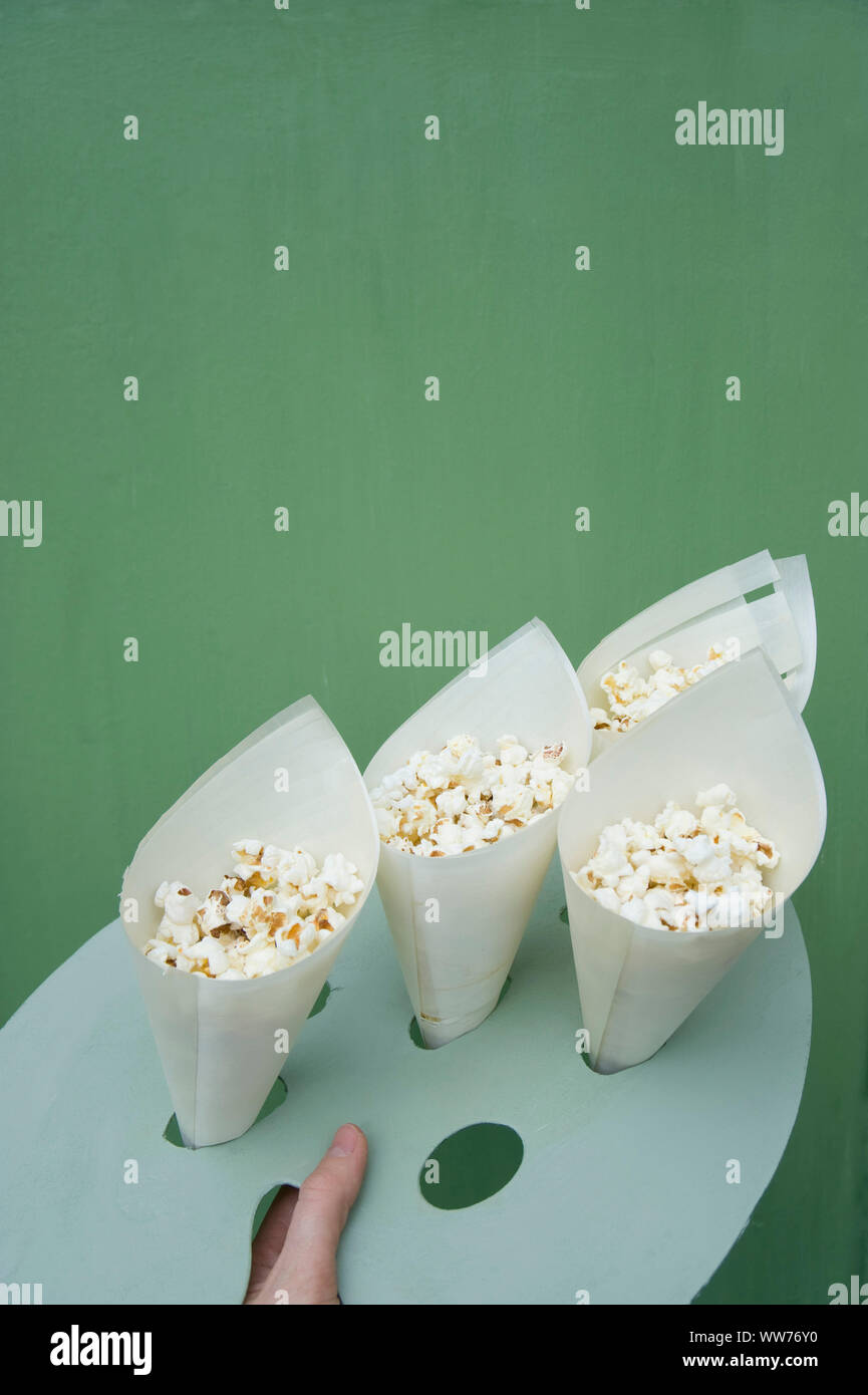 DIY popcorn holder Stock Photo Alamy