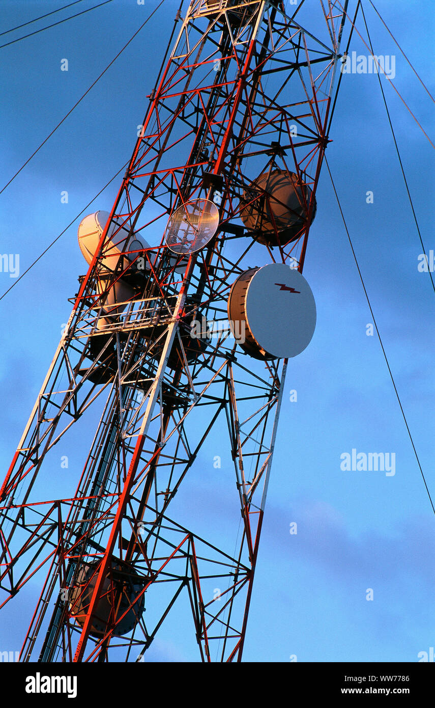 Microwave Tower Stock Photo
