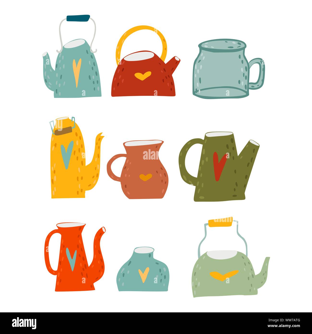 https://c8.alamy.com/comp/WW7ATG/set-of-vector-teapots-cartoon-style-illustration-WW7ATG.jpg