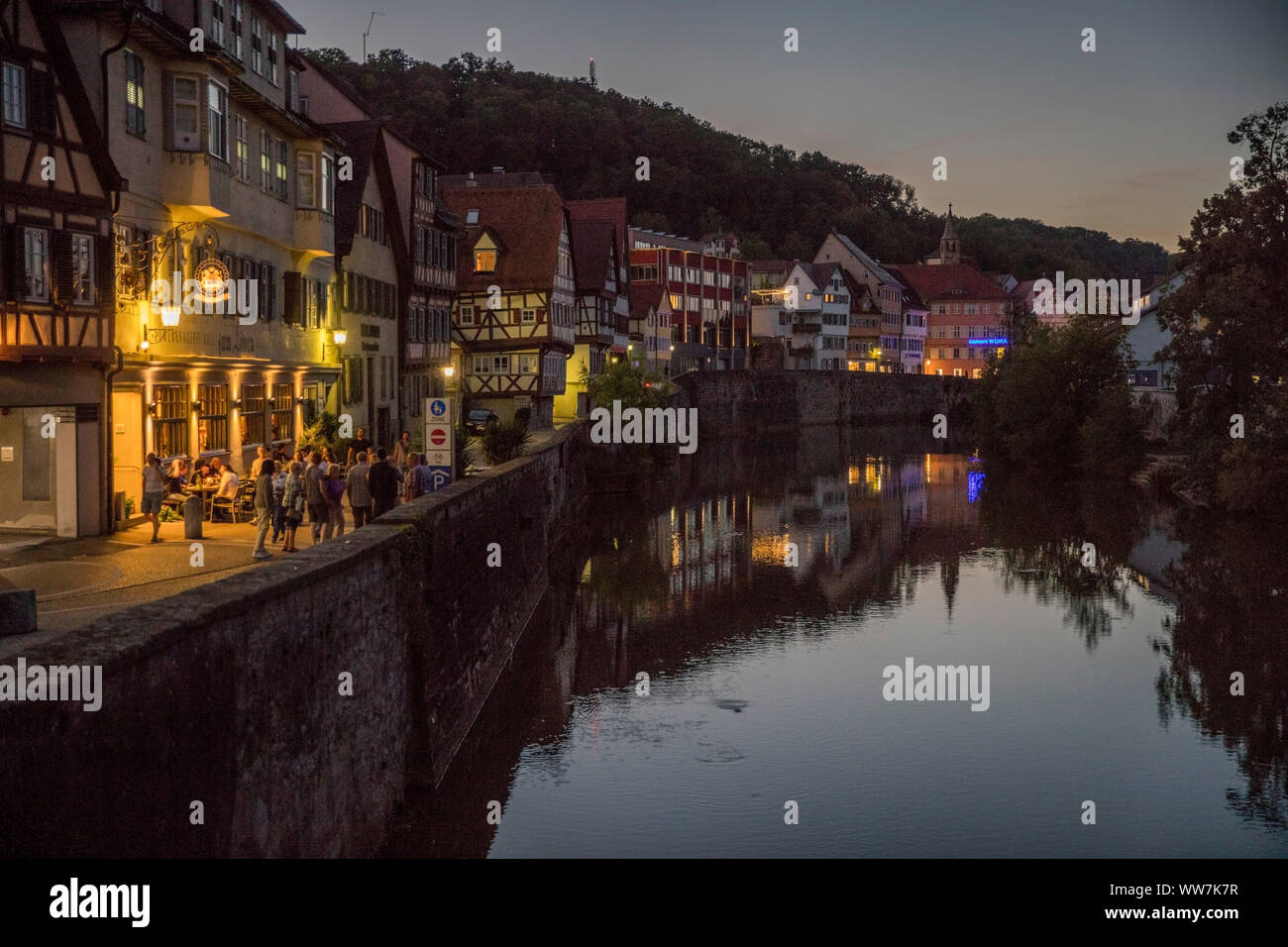 Schw bisch Hall Old Town Stock Photo Alamy