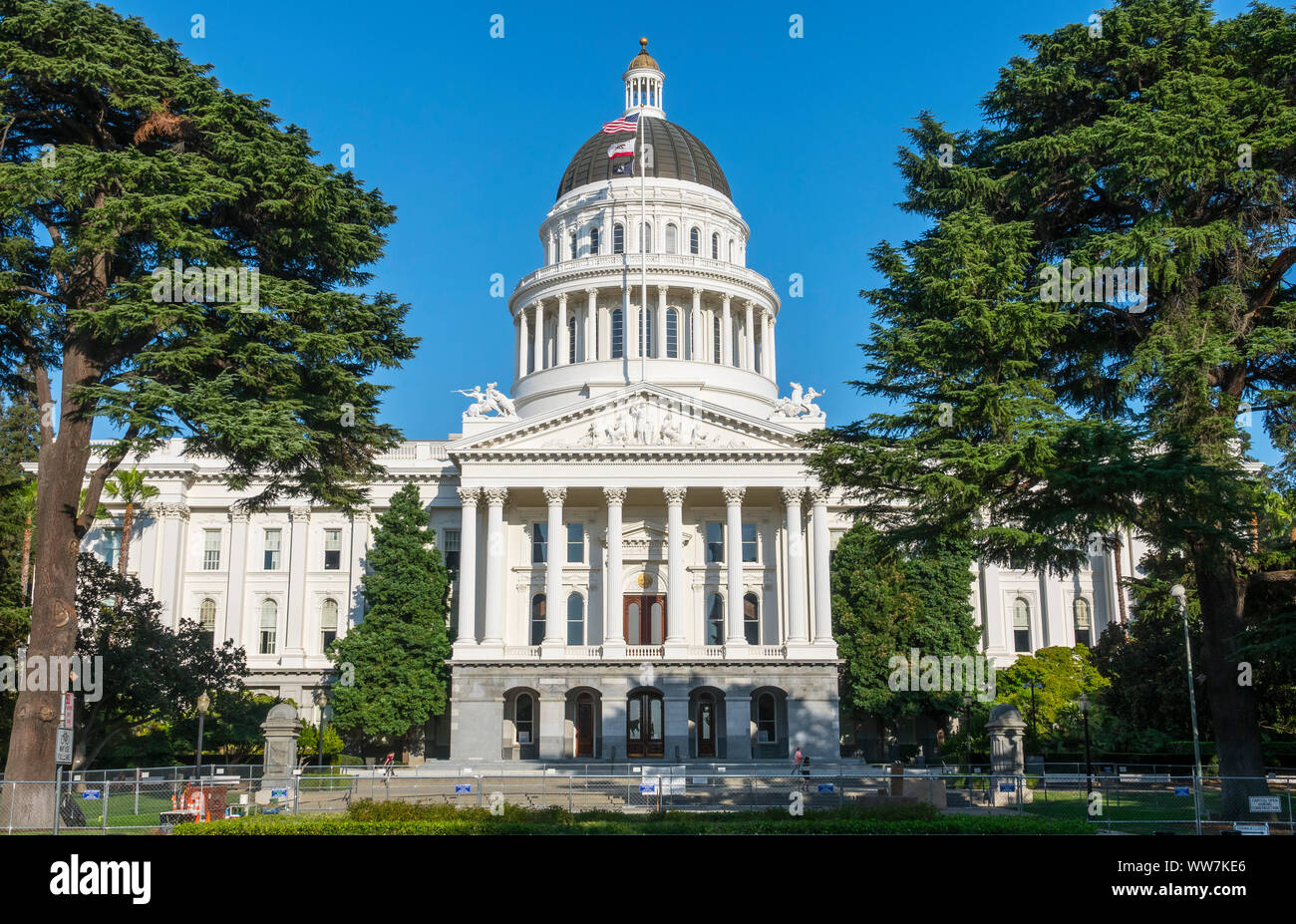 USA, California, Sacramento, California State Capitol, in the building there is the office of the governor of California Stock Photo