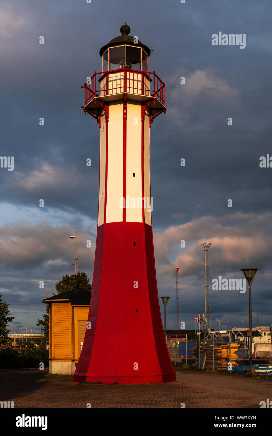 Lighthouse in Ystad, Sweden Stock Photo Alamy