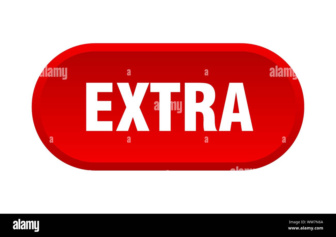 extra button. extra rounded red sign. extra Stock Vector Image & Art Alamy
