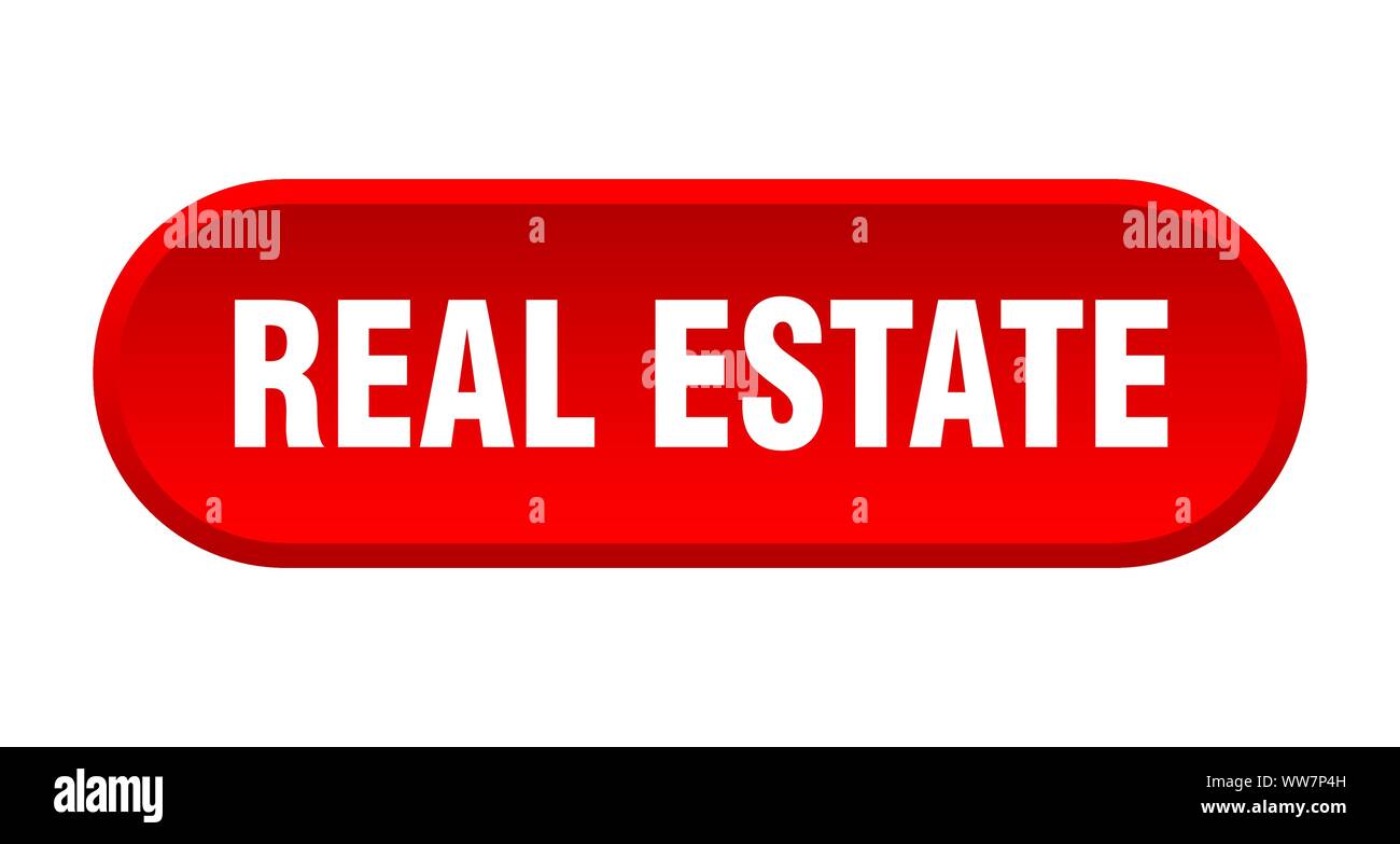 real estate button. real estate rounded red sign. real estate Stock Vector Image &amp; Art - Alamy