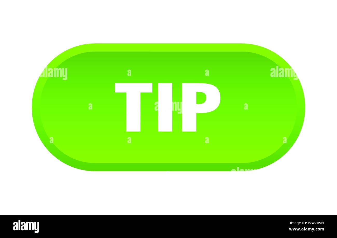 tip button. tip rounded green sign. tip Stock Vector Image & Art - Alamy