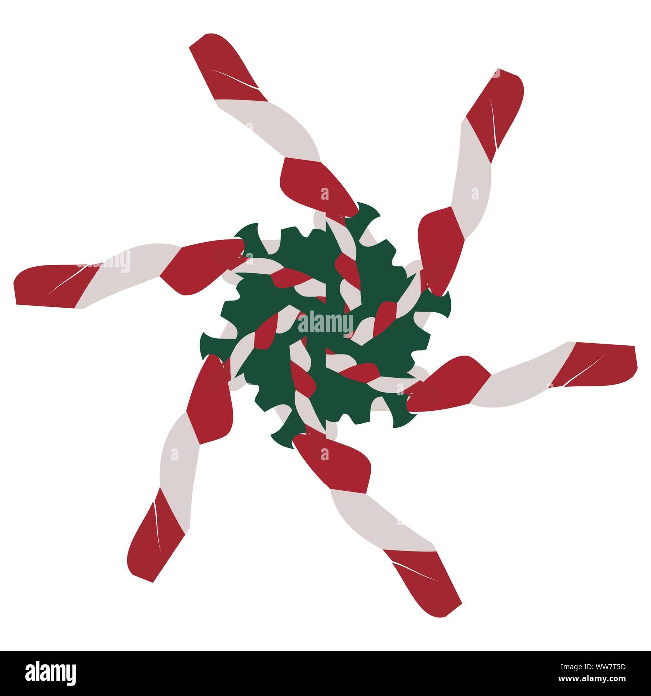 Vintage Christmas Pattern In Retro 80s Style Textile Fashionable