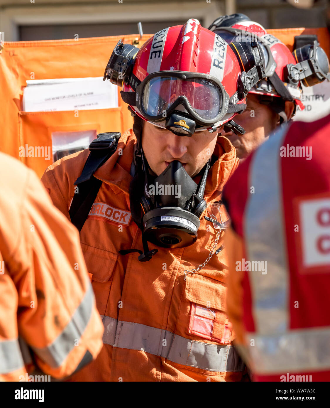 Lewes, Sussex, UK. 13th Sep, 2019. Sussex and Kent fire and rescue services joint training exercise in Lewes : Credit. Credit: Alan Fraser/Alamy Live News Stock Photo