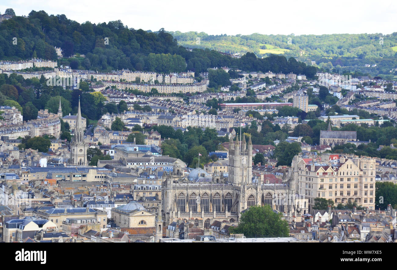 Bath city view aerial hi-res stock photography and images - Alamy