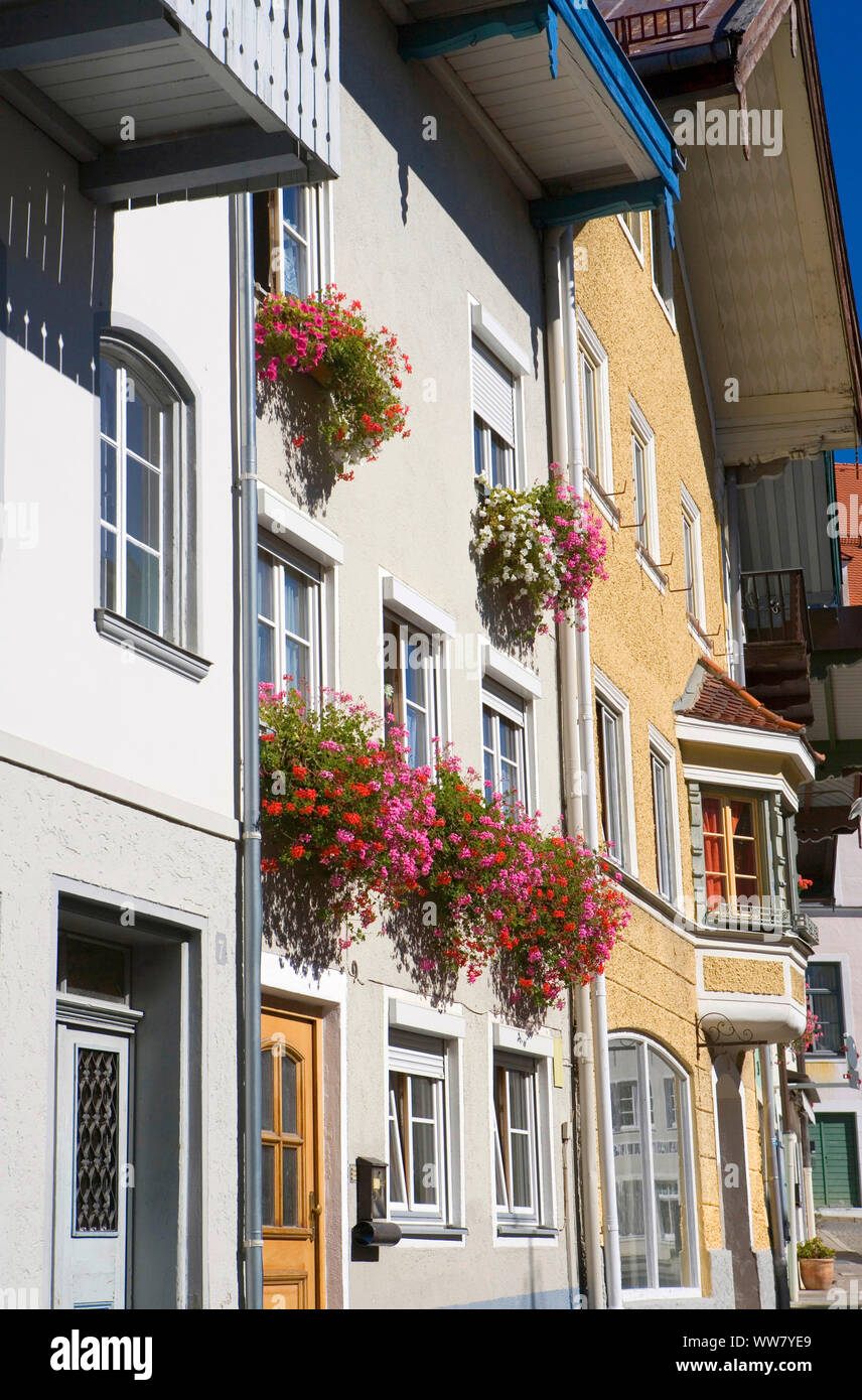 Old town in Bad Tölz Stock Photo