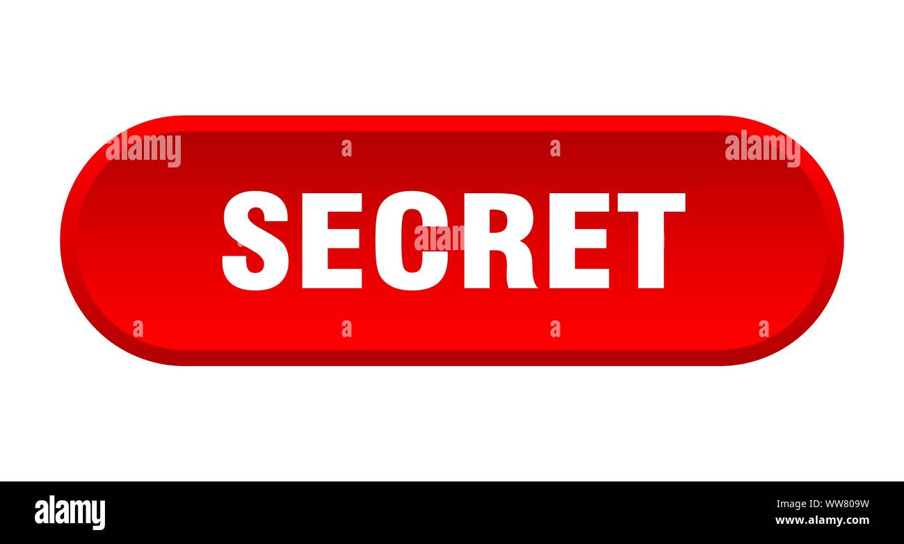secret button. secret rounded red sign. secret Stock Vector Image & Art