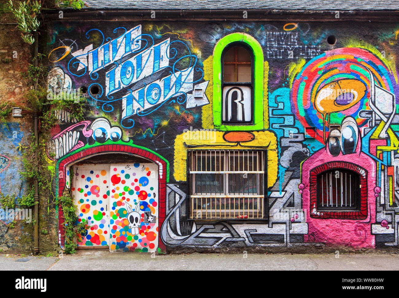 Art in the streetscape, Cork, Ireland Stock Photo
