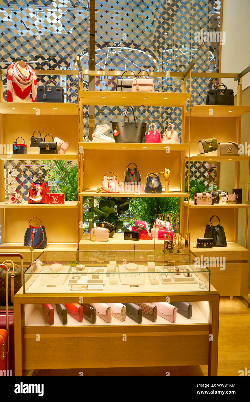 display racks for shop on Luxury Fashion Accessories Display Shelves High Resolution Stock Photography And Images Alamy