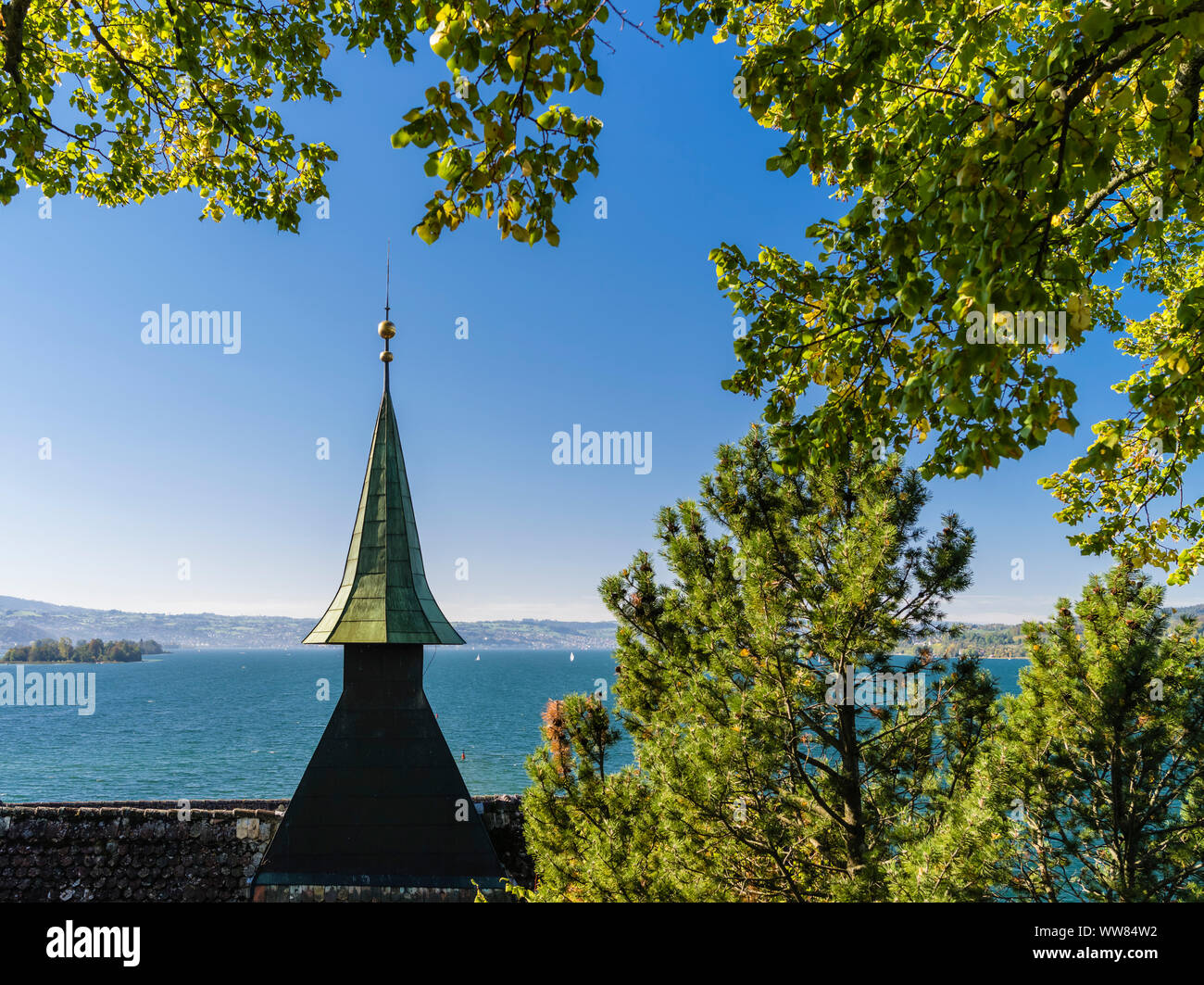 Capuchin monastery in Rapperswil Stock Photo
