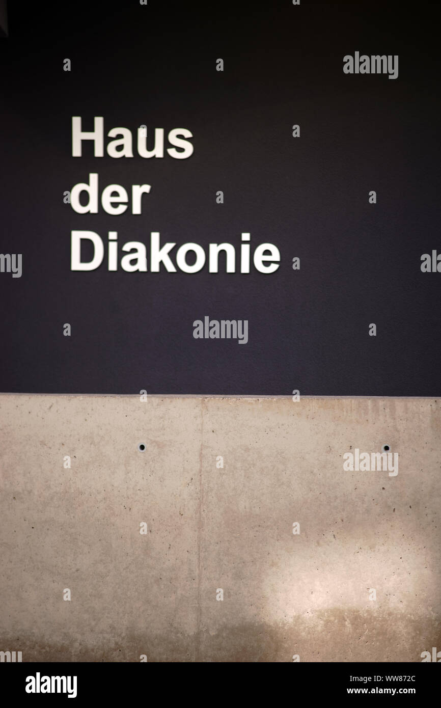 The Haus der Diakonie, a Christian old people's home and nursing home Stock Photo