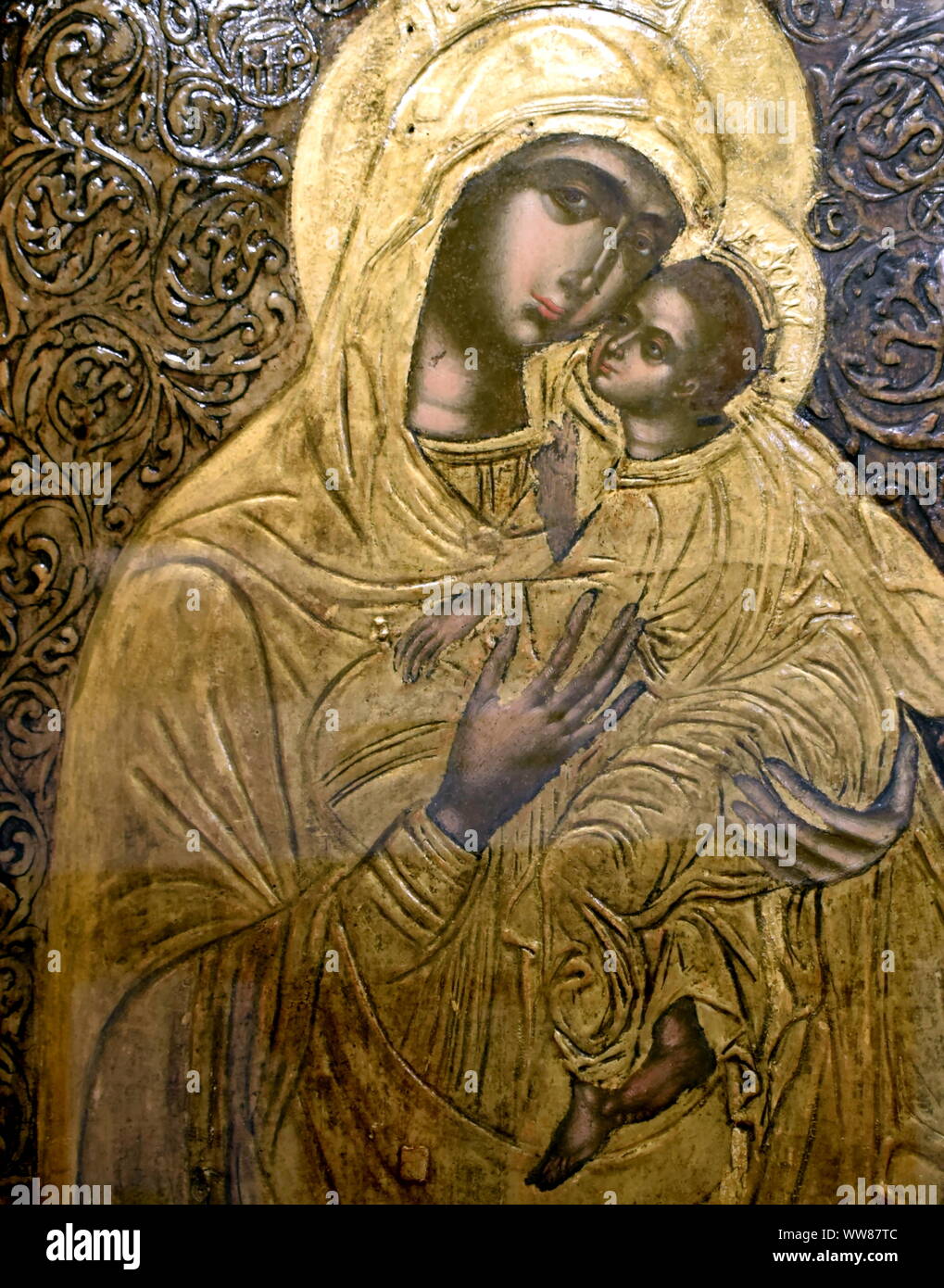 religion, relic, Byzantine, icon, church, old, antique, monasteries