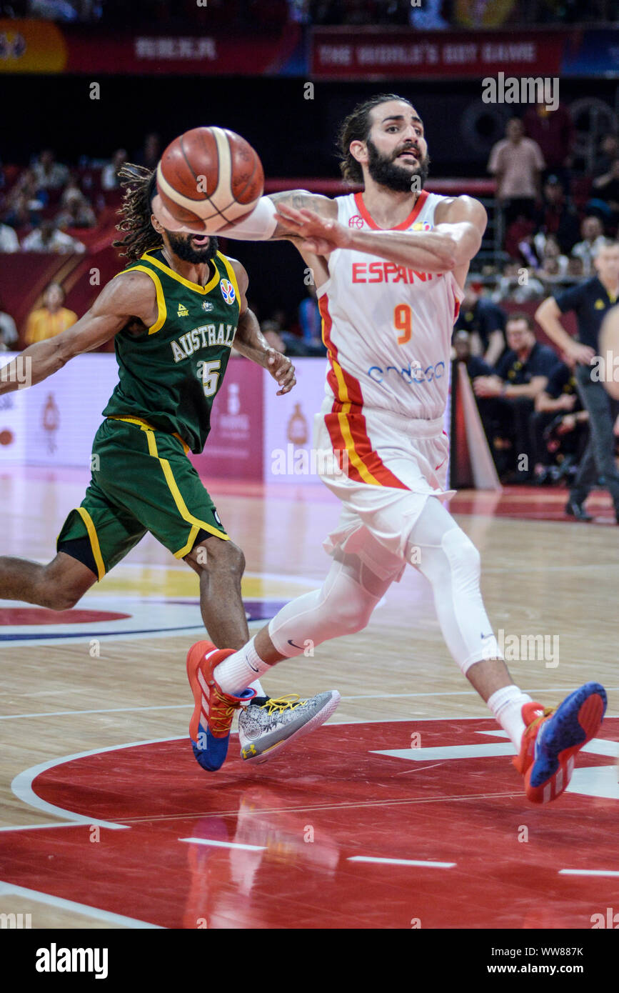 Ricky Rubio. Spain Basketball National Team. World Cup 2014 Stock Photo -  Alamy