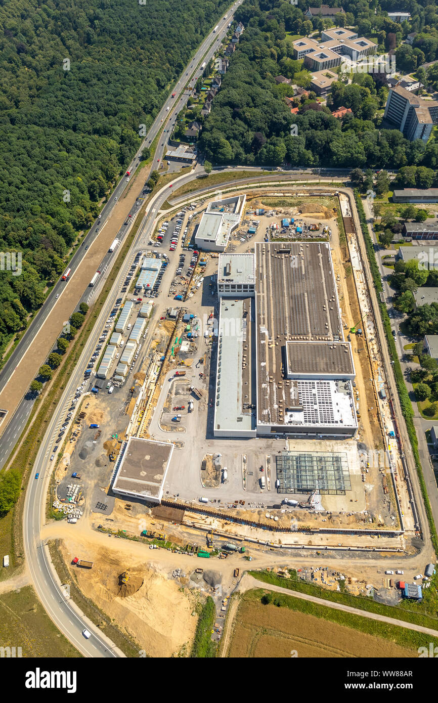 Aerial view, Deutsche Bundesbank, The new Bundesbank branch in Dortmund is located directly on the B 1, Dortmund, Ruhr area, North Rhine-Westphalia, Germany Stock Photo