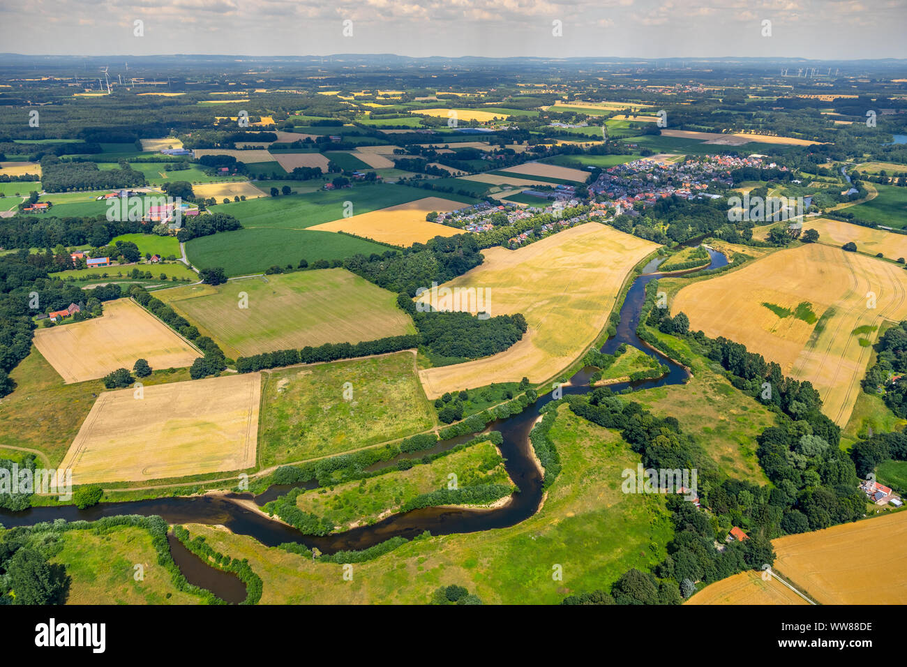 Ems river bend hires stock photography and images Alamy
