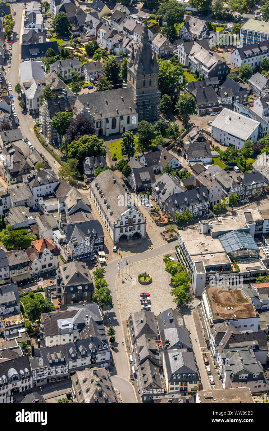 Market Square and provost church St. Petrus and Andreas, Roman Catholic ...