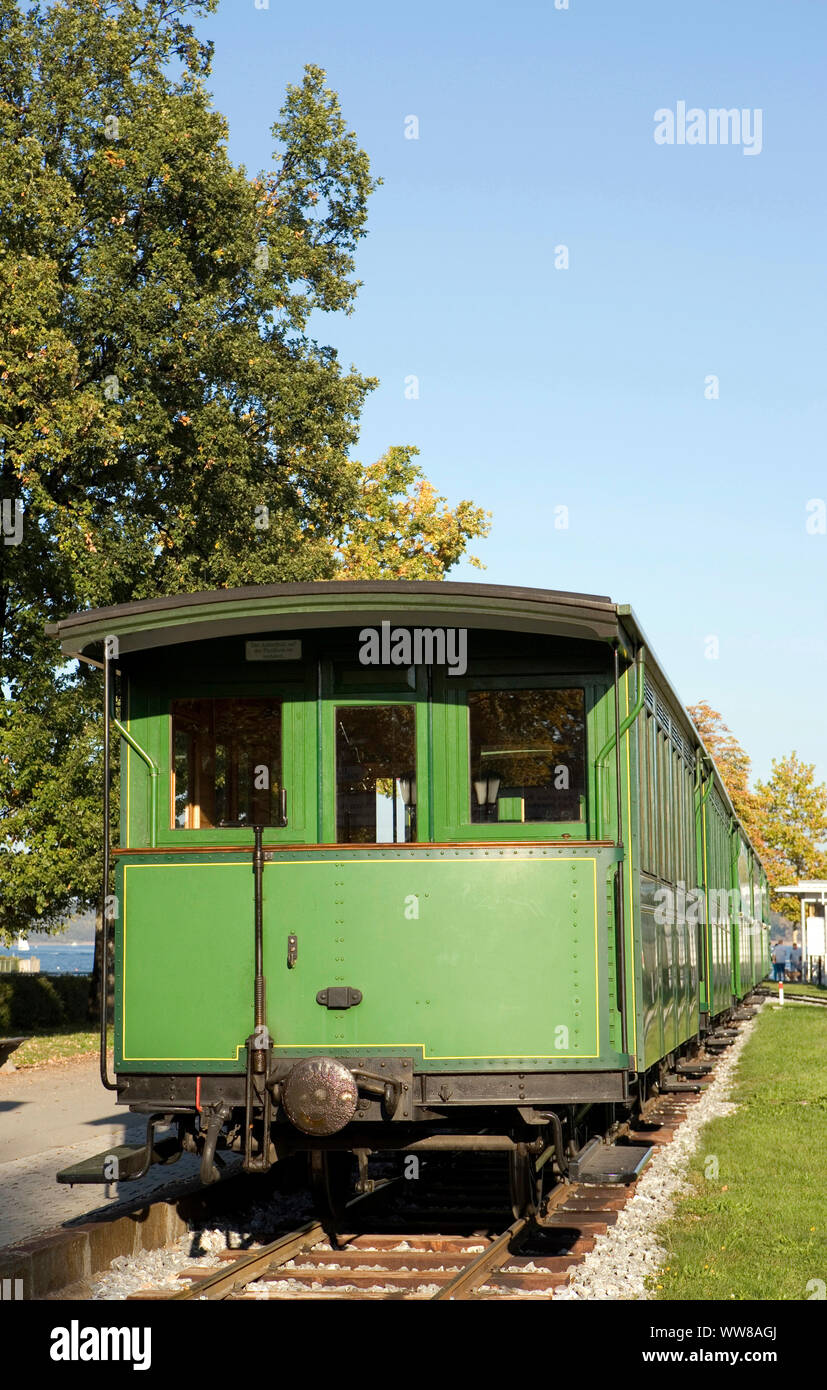 steam tram Stock Photo Alamy