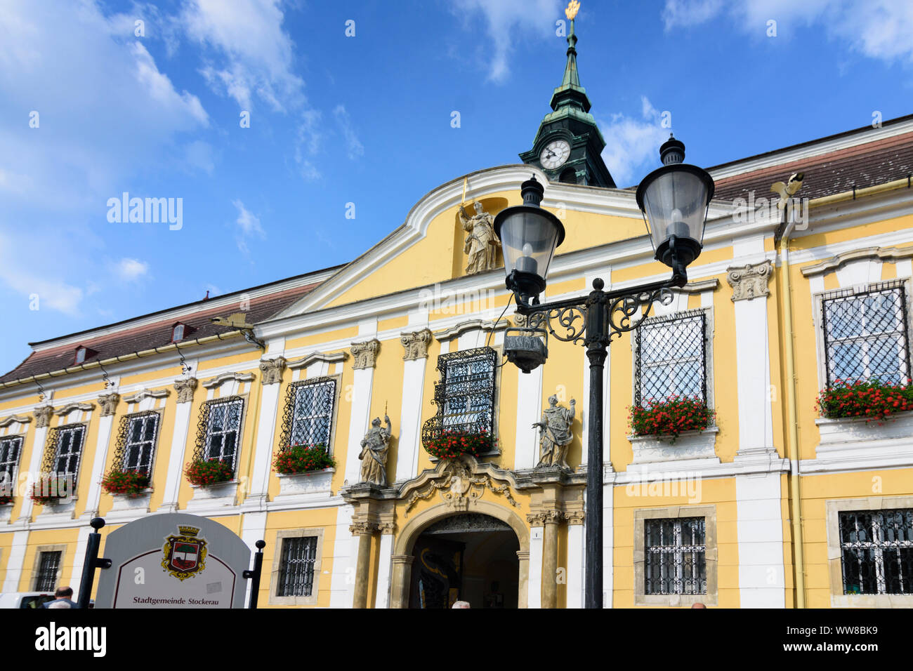 Stockerau, Town Hall, Lower Austria, Austria Stock Photo