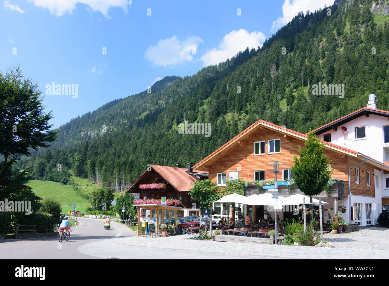 Bad Hindelang, village Hinterstein, restaurant, Schwaben, AllgÃ¤u, Swabia,  Bavaria, Germany Stock Photo - Alamy