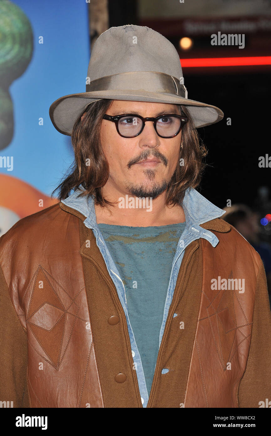 LOS ANGELES, CA. February 14, 2011: Johnny Depp at the Los Angeles