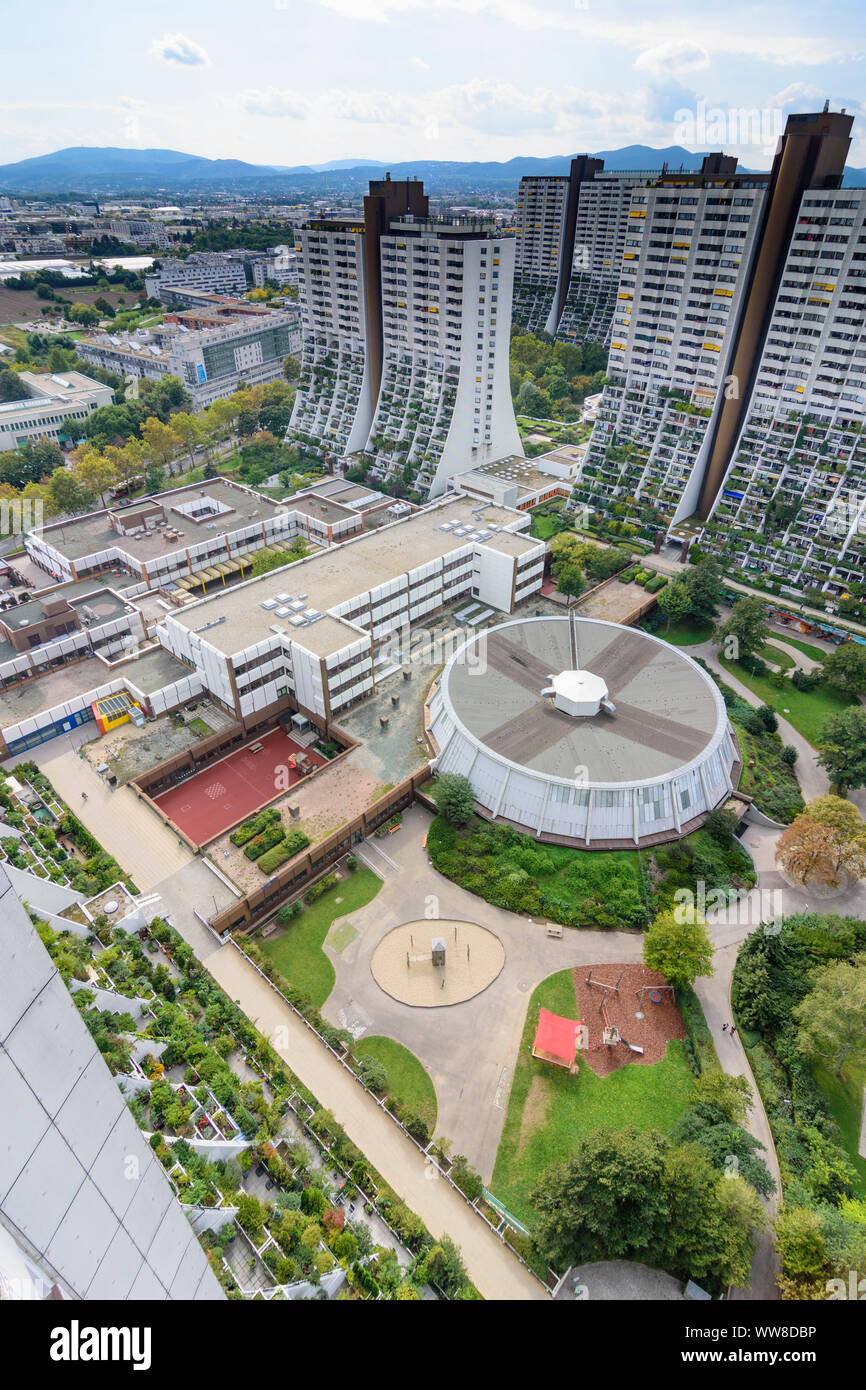 Wien, Vienna, Wohnpark Alt Erlaa residential complex, highrise