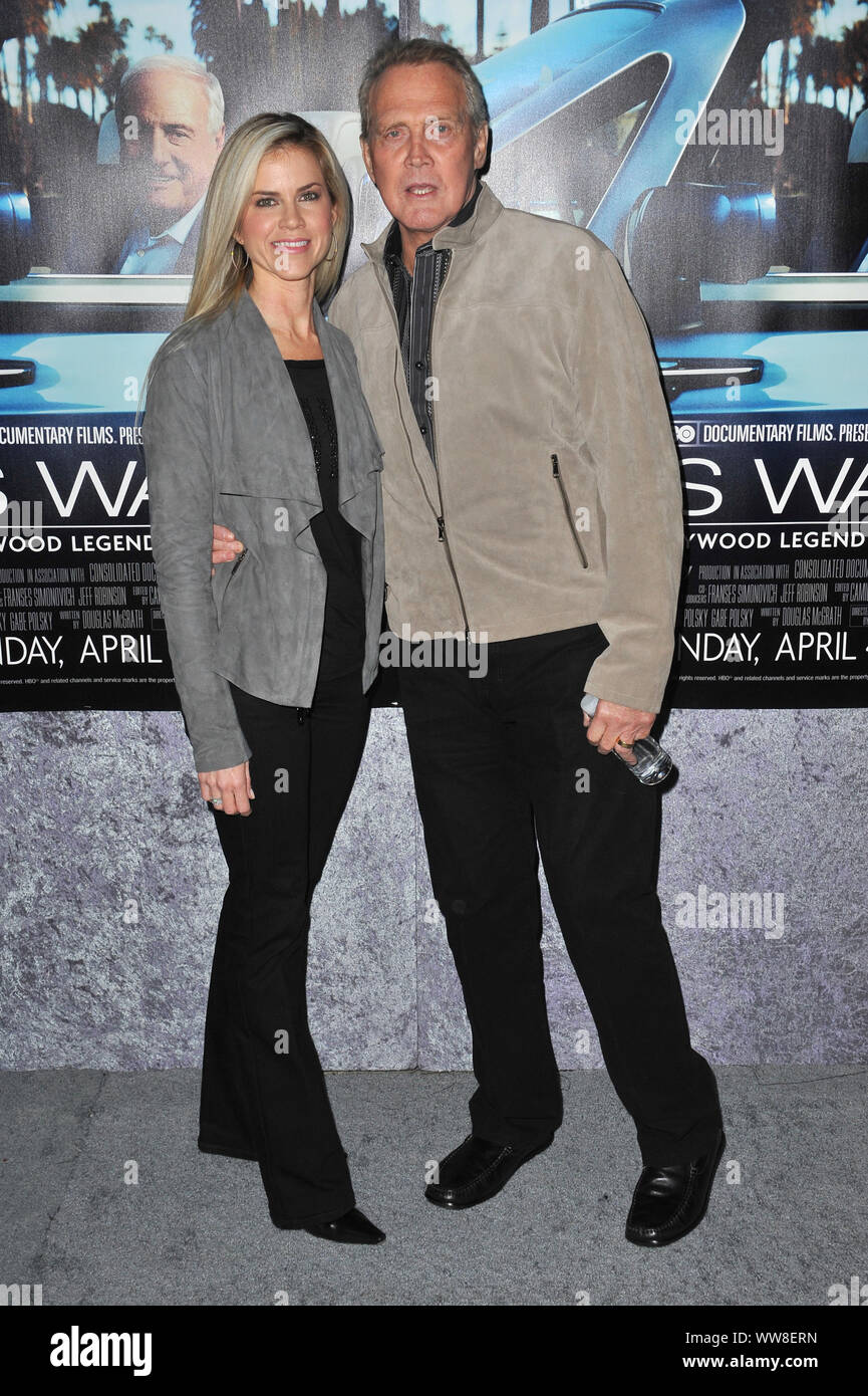 LOS ANGELES, CA. March 22, 2011: Lee Majors & wife Faith at the premiere of  the HBO Documentary 