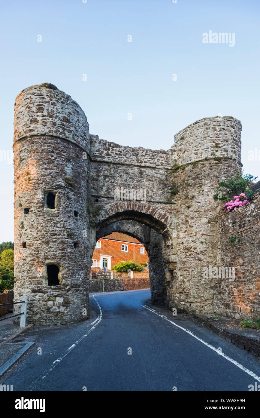 England, East Sussex, Winchelsea, Strand Hill, The 13th century Medieval Town Gate Stock Photo