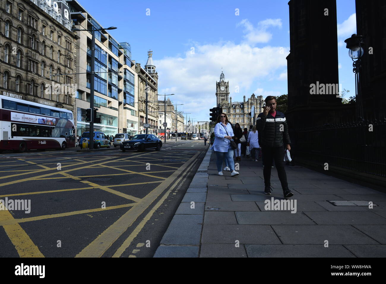 Everyday Life in a City Stock Photo - Alamy