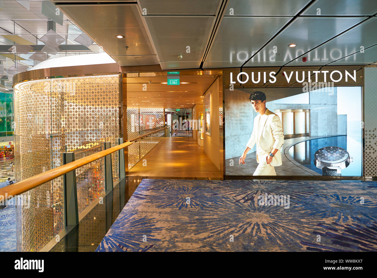 SINGAPORE - CIRCA APRIL, 2019: Louis Vuitton store in Changi International  Airport Stock Photo - Alamy