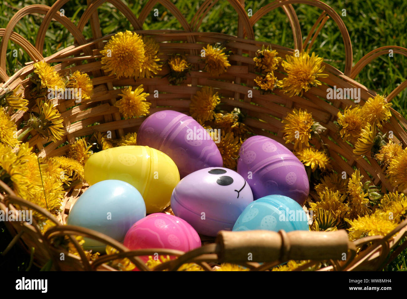 plastic eggs for easter egg hunt